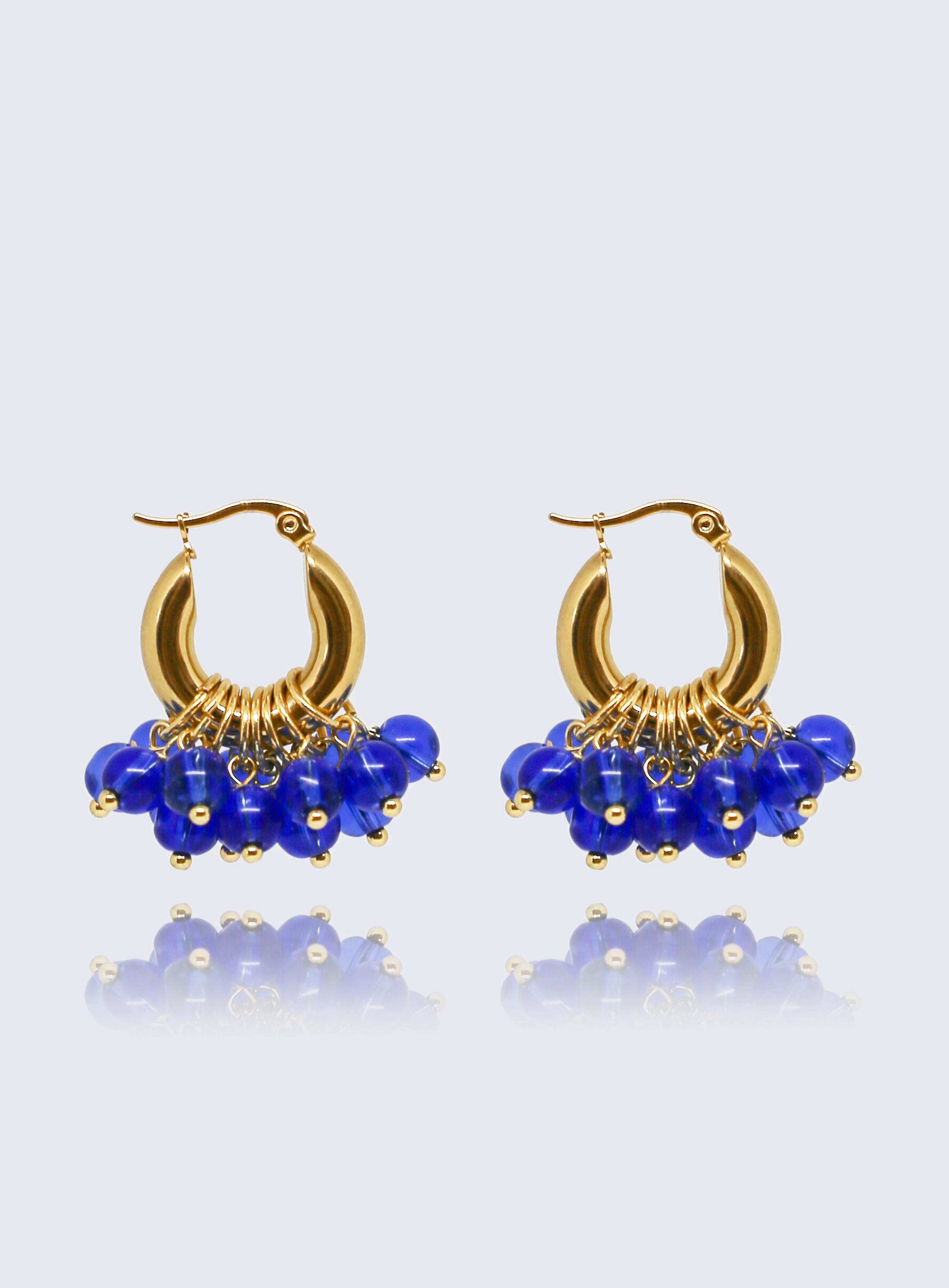 Cleo earrings - purple
