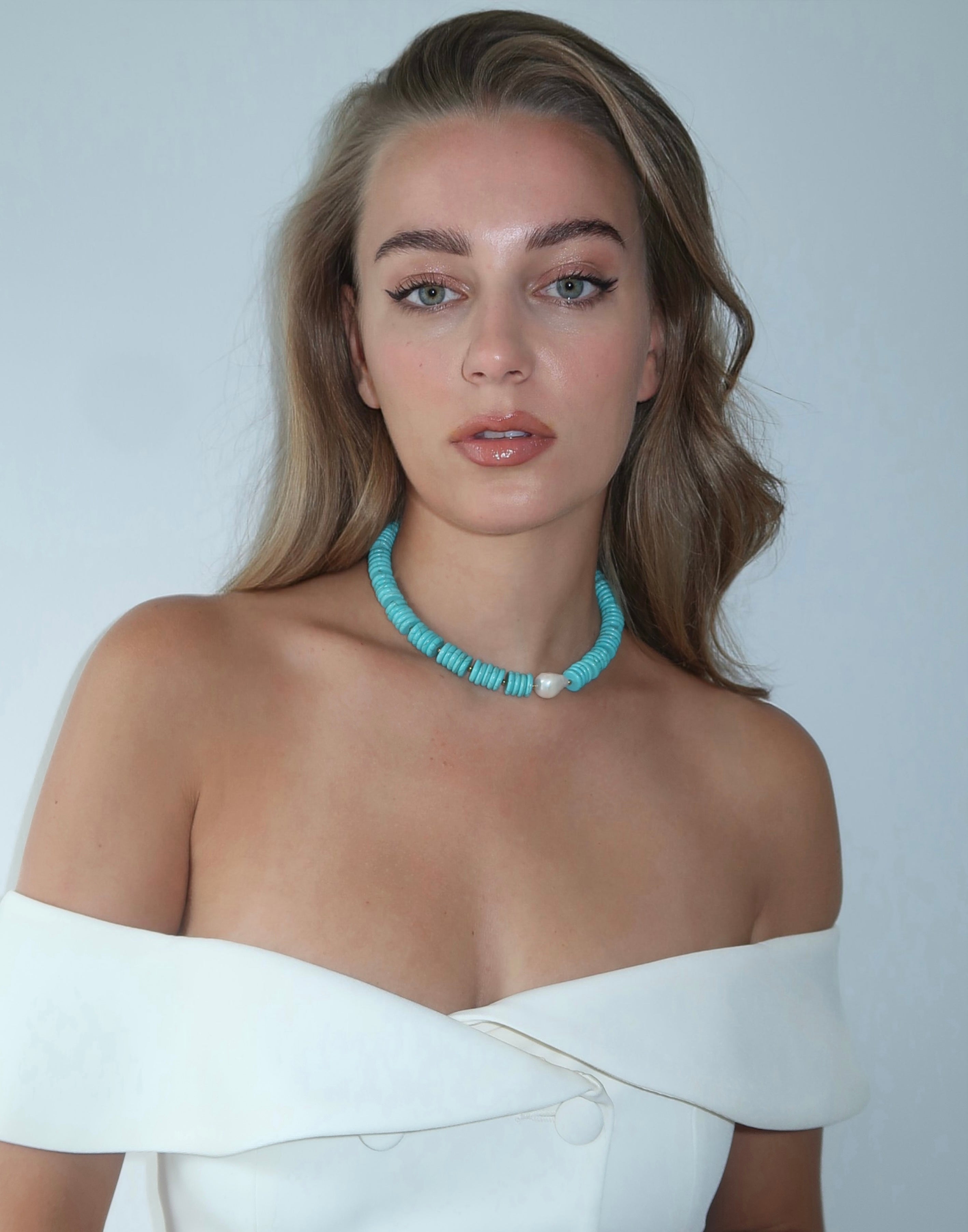 Evy necklace in Turquoise