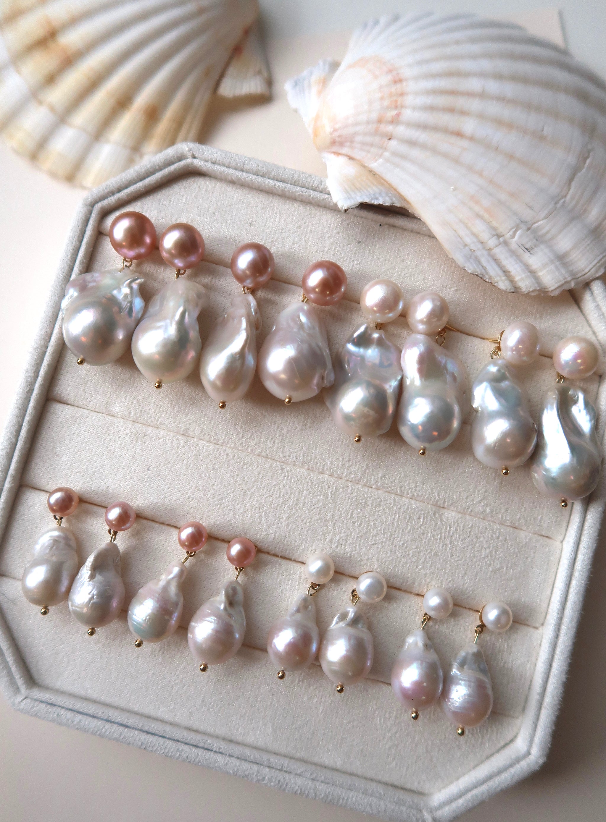 Bianca earrings - pink