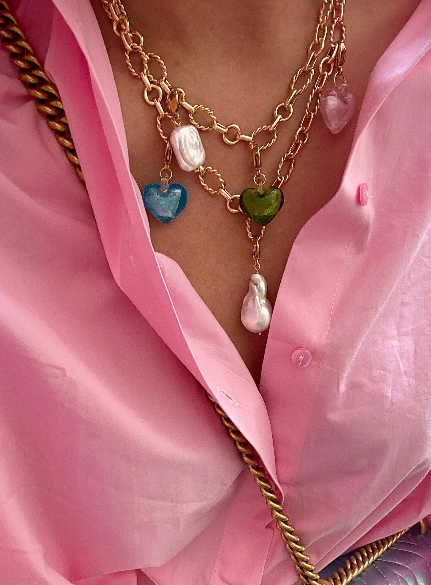 Goldie necklace long