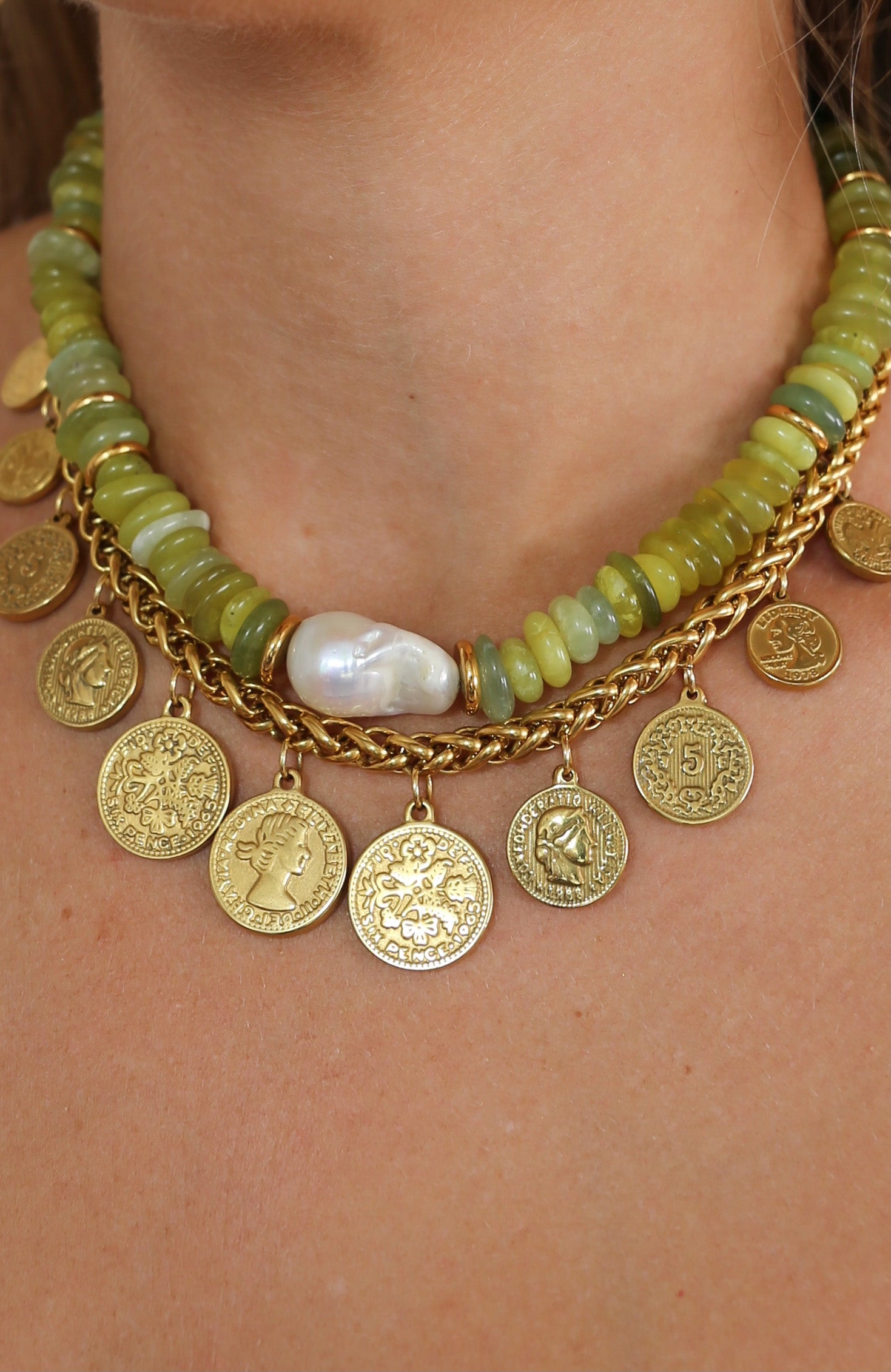 Coin necklace