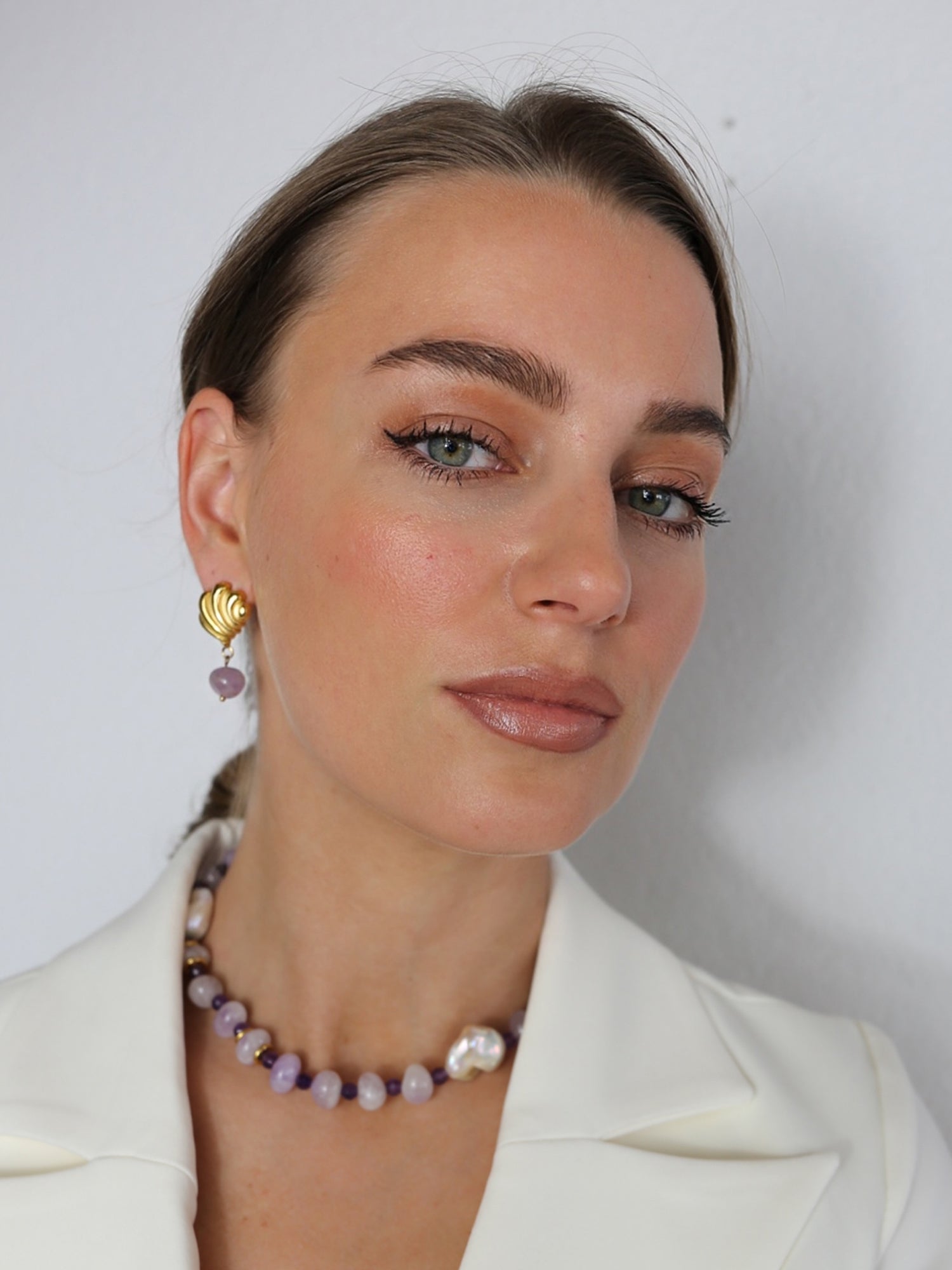 Nikki earrings in Amethyst