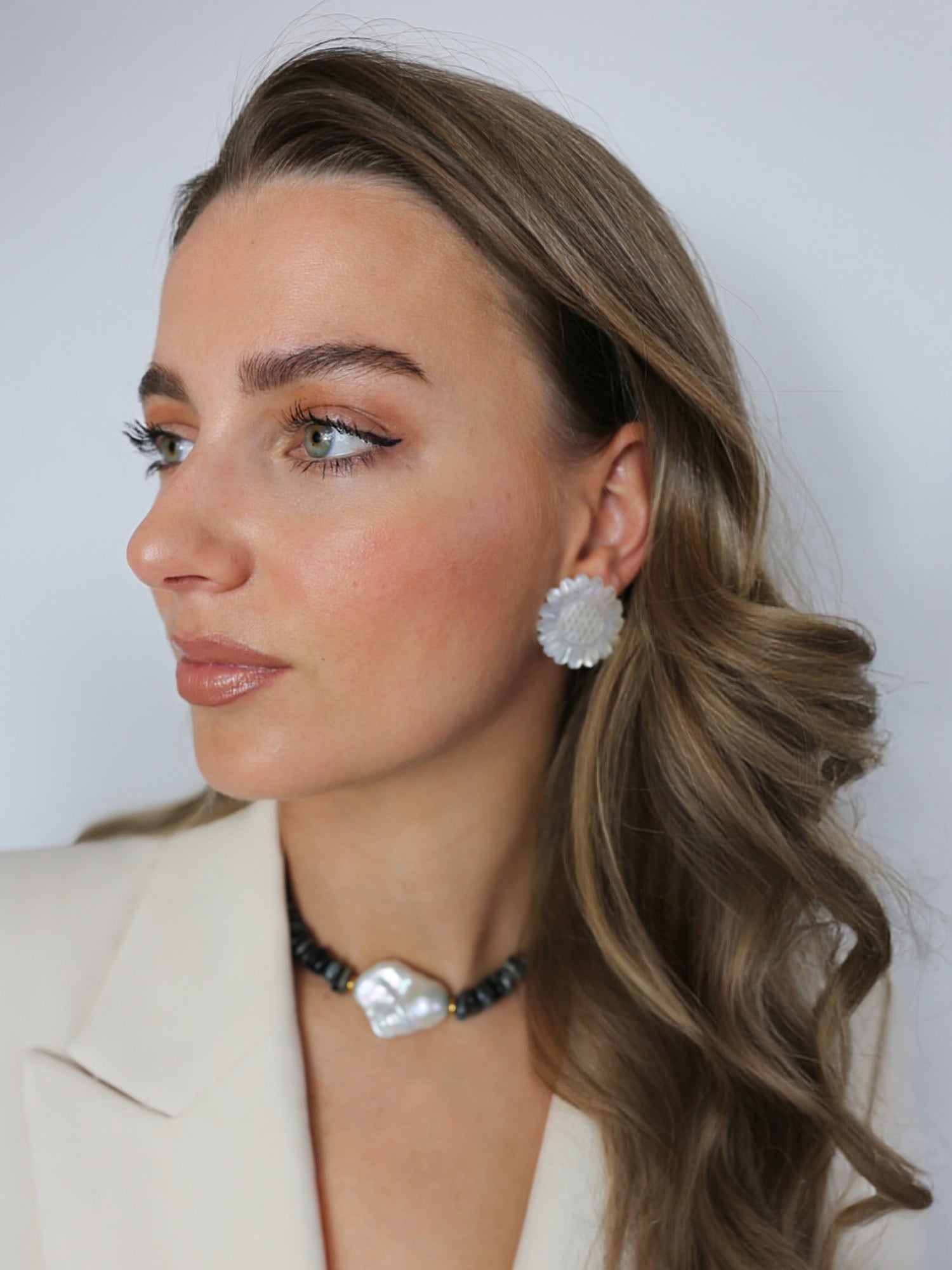 Sunflower earrings