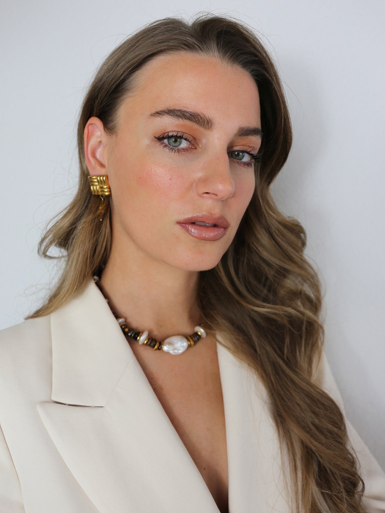 Josie necklace in Tiger Eye