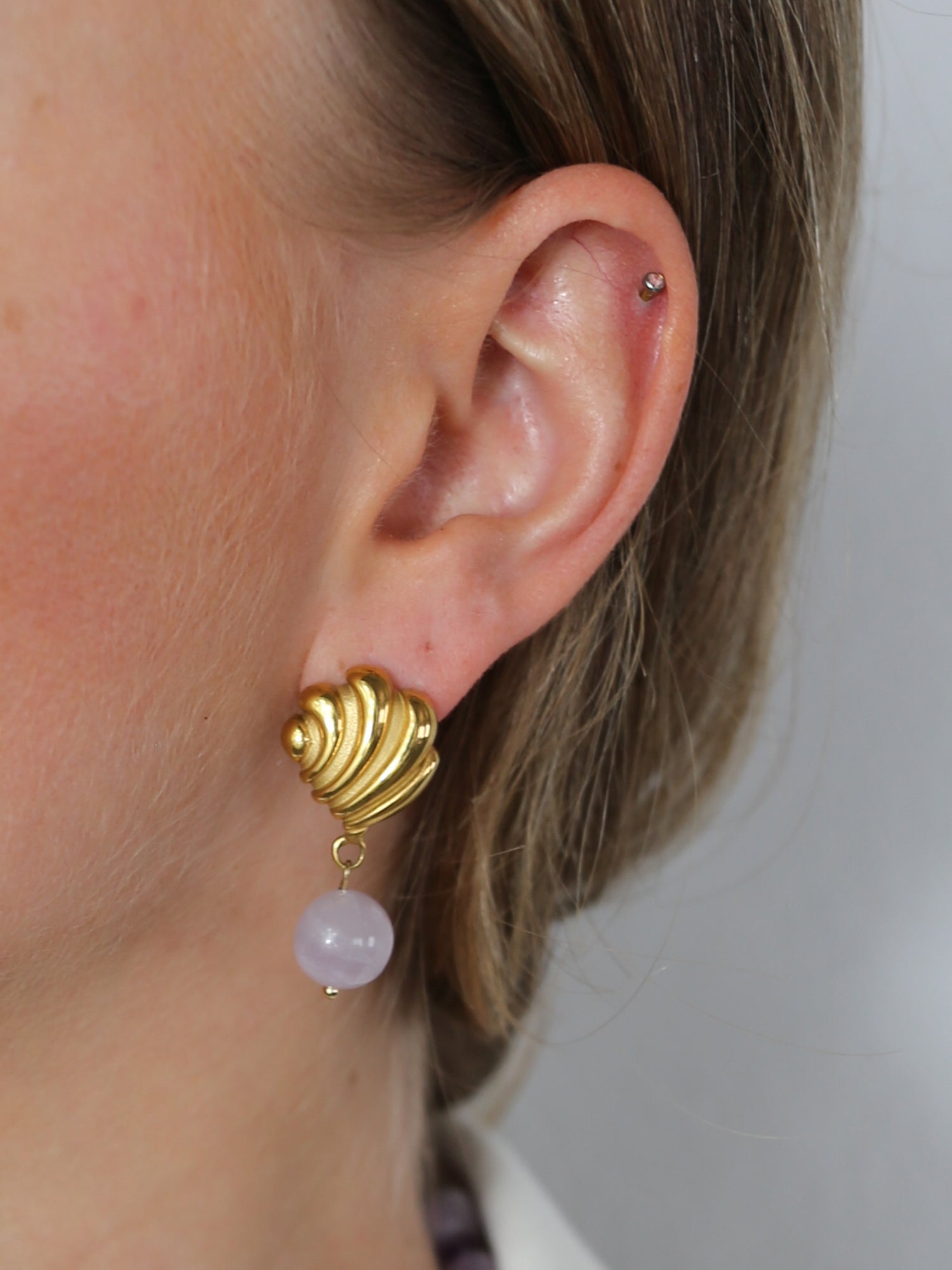 Nikki earrings in Amethyst