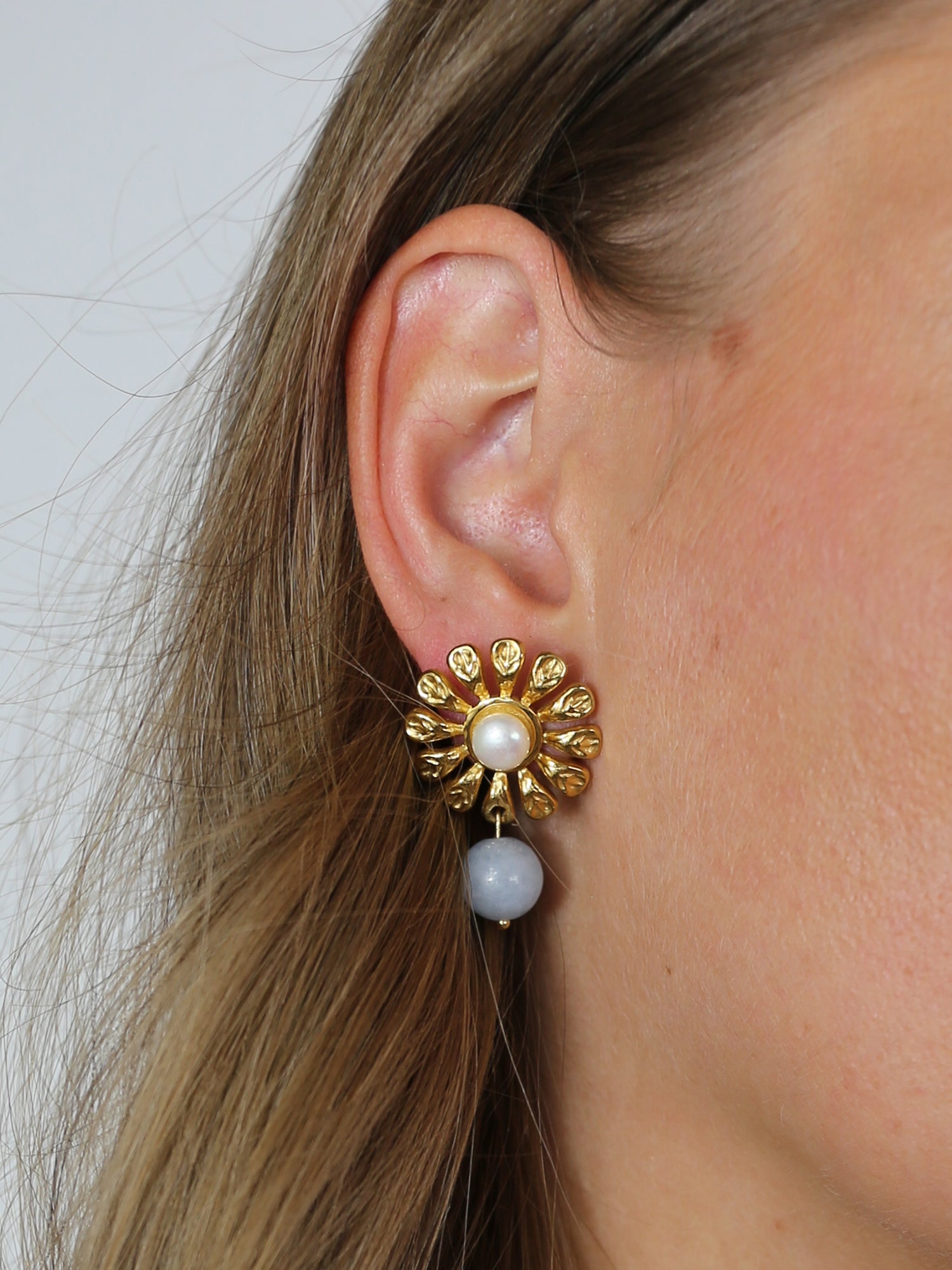 Bibi earrings in Aquamarine