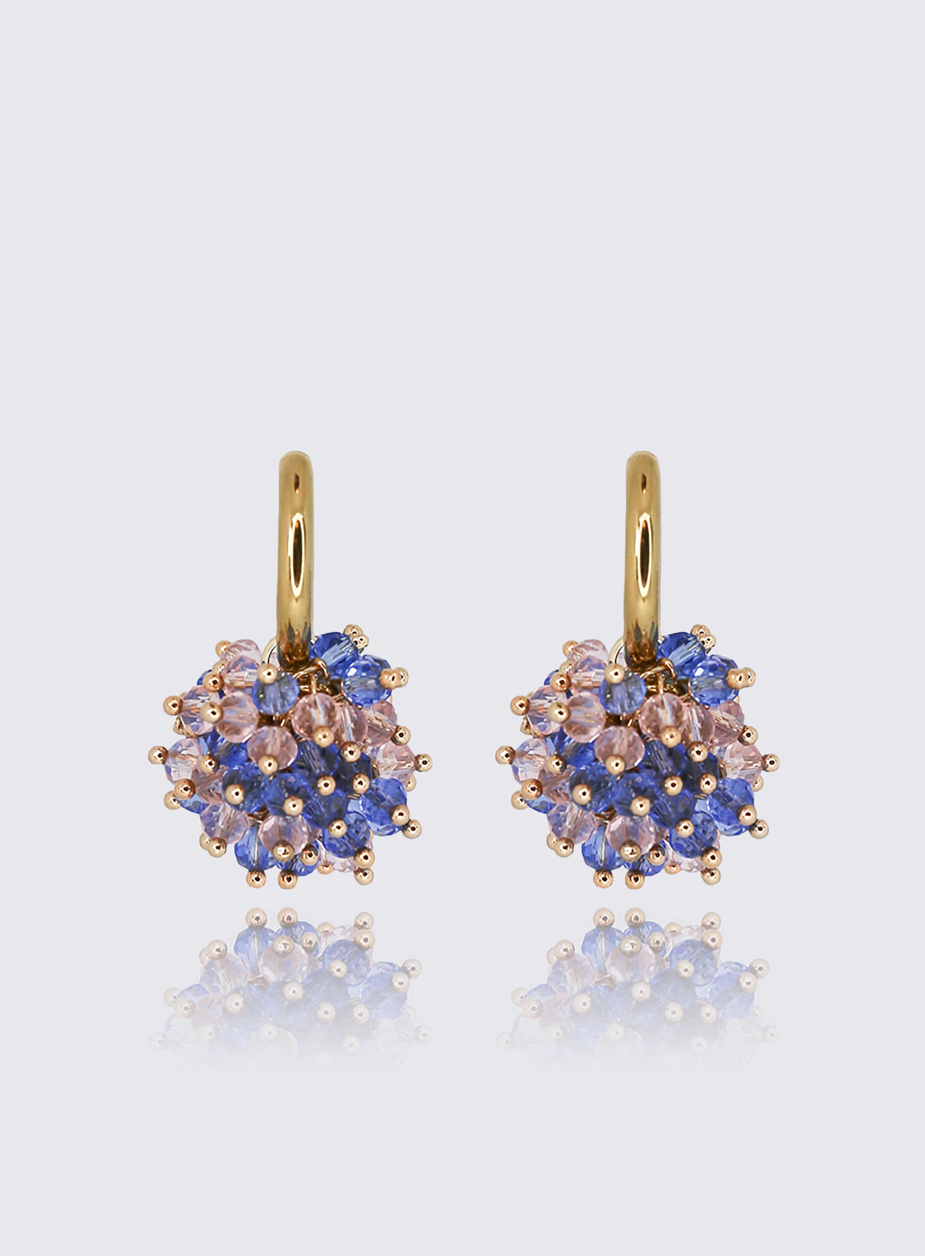 Lily earrings - crystal