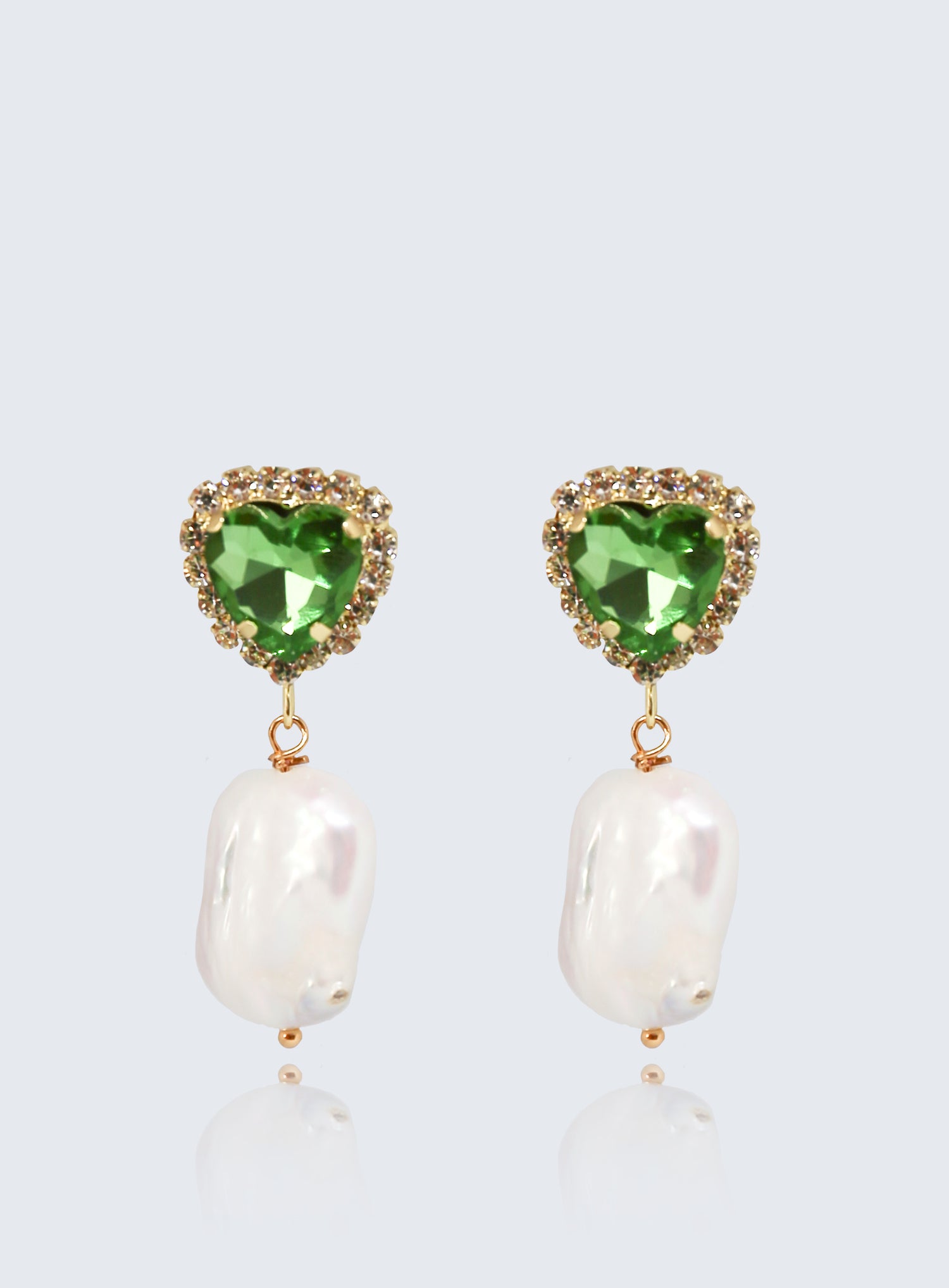 Carly earrings - green