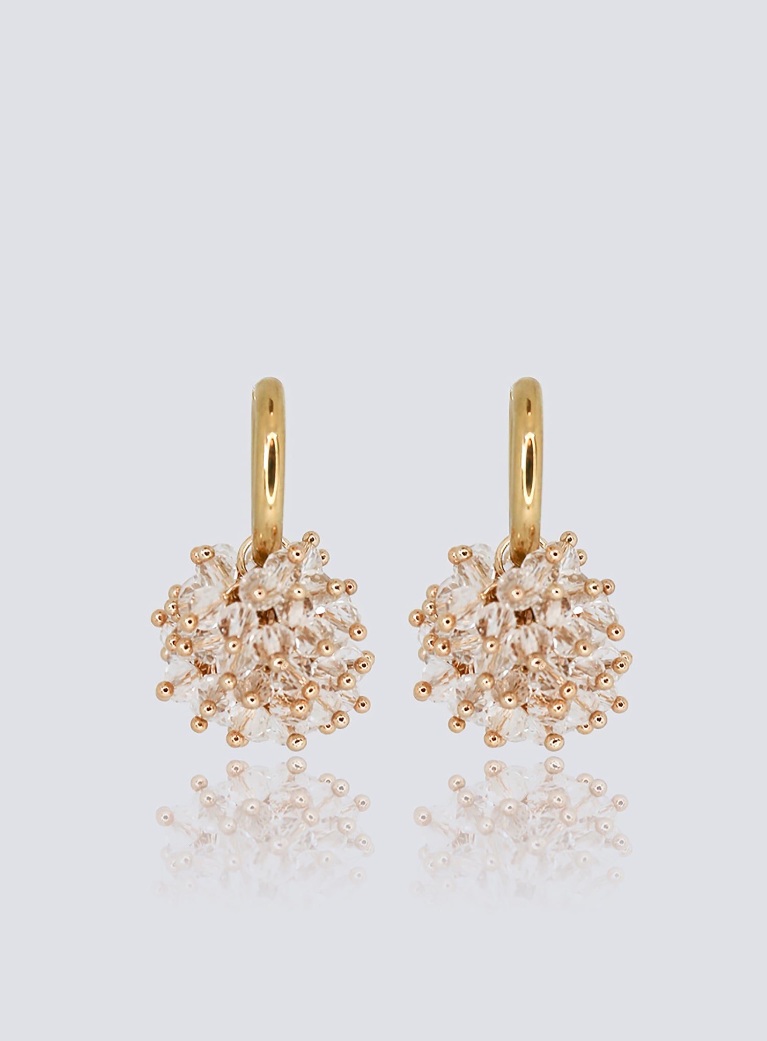 Lily earrings - crystal