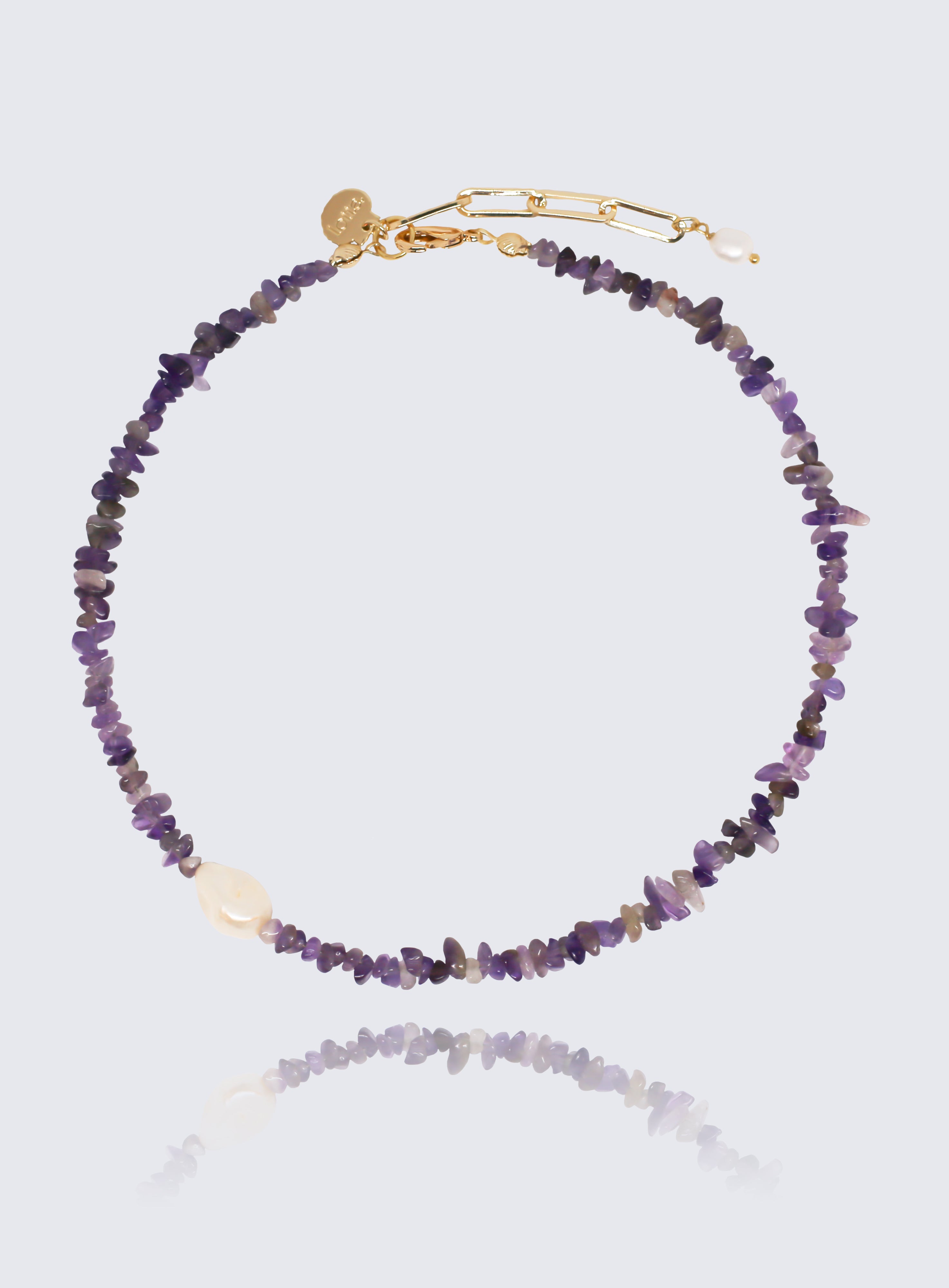 Vivianne necklace - purple